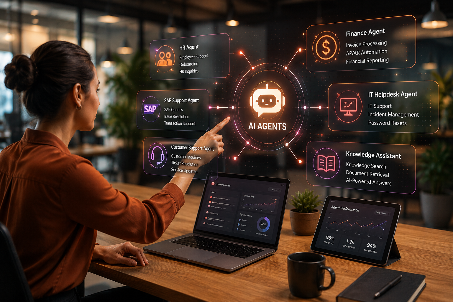 Enterprise AI agents and automation